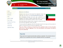 Tablet Screenshot of blskuwaitvisa.com